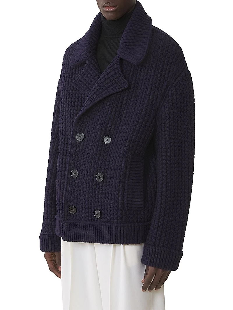 Oversized Wool Pea Coat