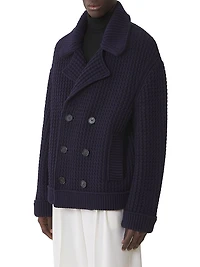 Oversized Wool Pea Coat