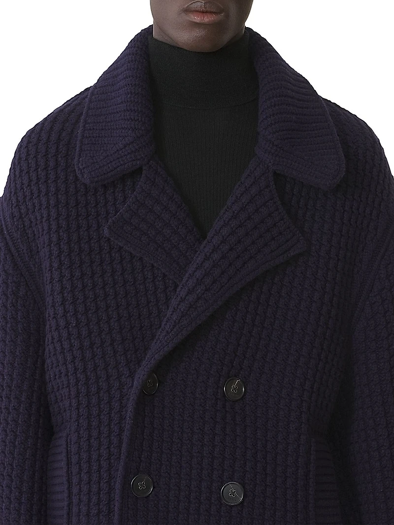 Oversized Wool Pea Coat