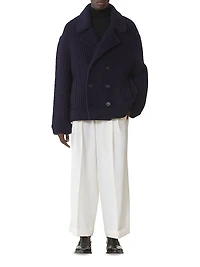 Oversized Wool Pea Coat