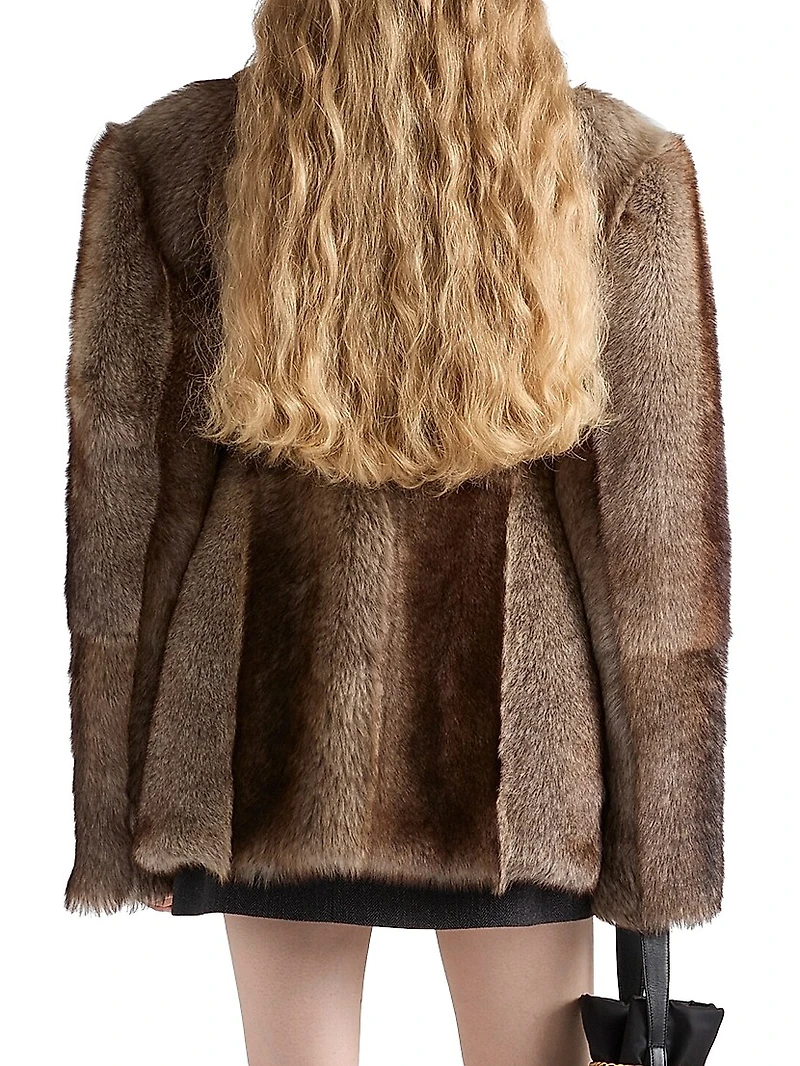 Shearling and Cloth Coat