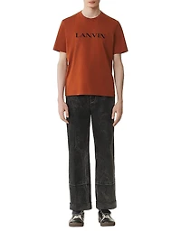 Loose Fit Washed Denim Jeans