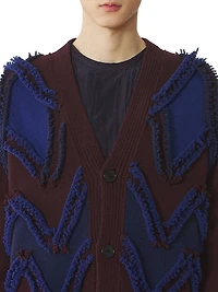 Oversized Cardigan Jacquard