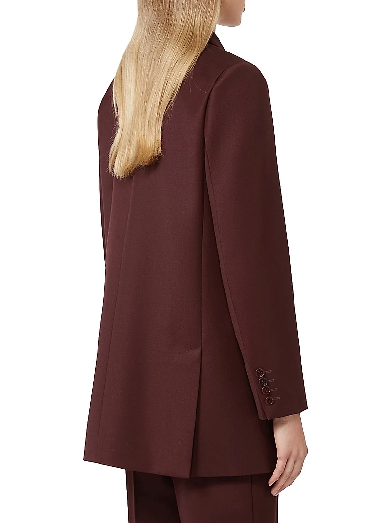 Double Breasted Wool Blazer