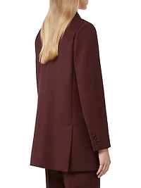 Double Breasted Wool Blazer