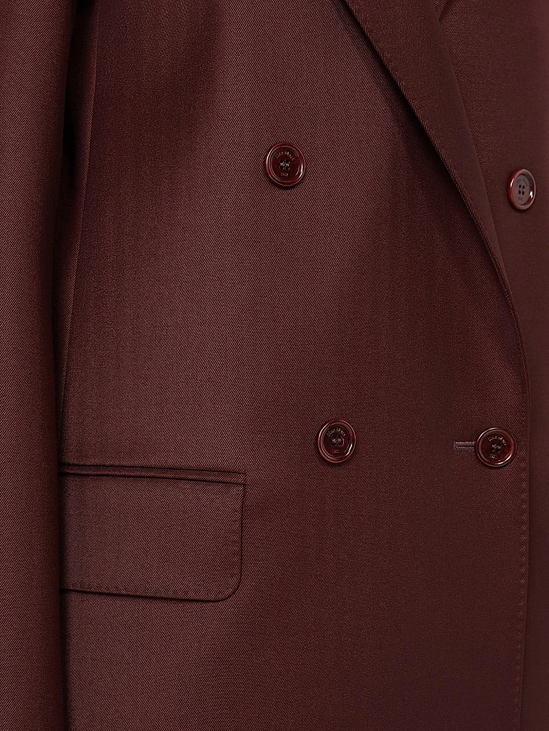 Double Breasted Wool Blazer