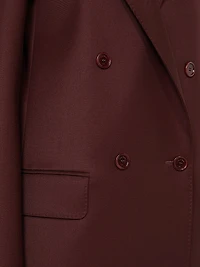 Double Breasted Wool Blazer