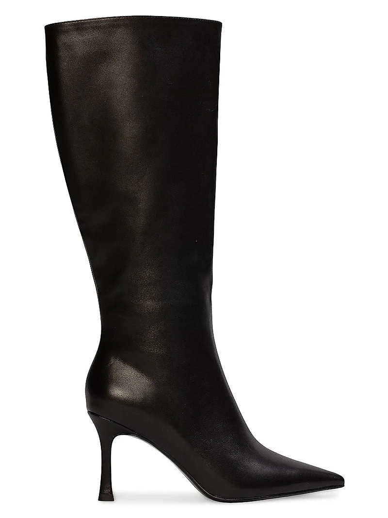 Draya 80MM Snake Print Knee-High Boots