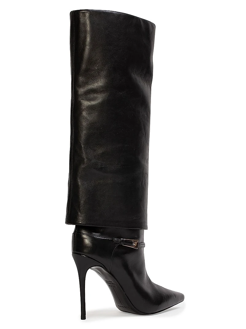Simone 100MM Leather Boots