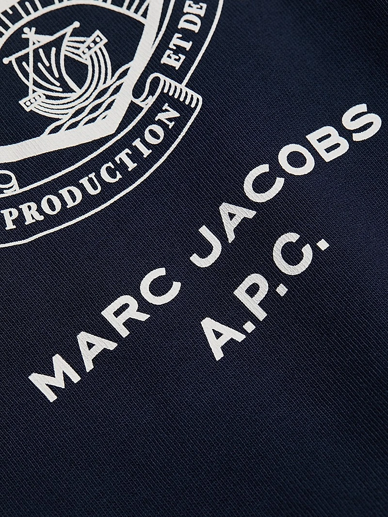 Logo Shrunken-Fit Cotton Sweatshirt