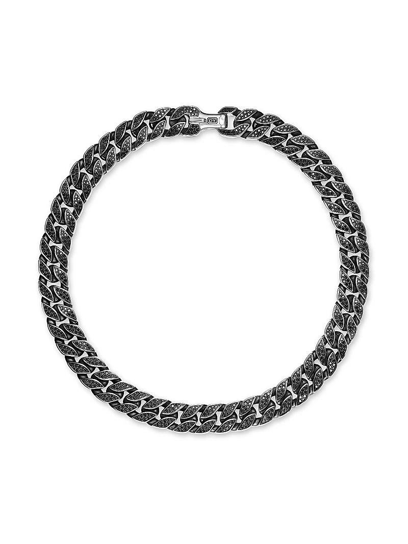 Curb Chain Necklace Sterling Silver