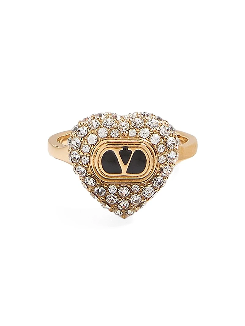 Coeur Royal Ring in Metal, Enamel and Swarovski® Crystals