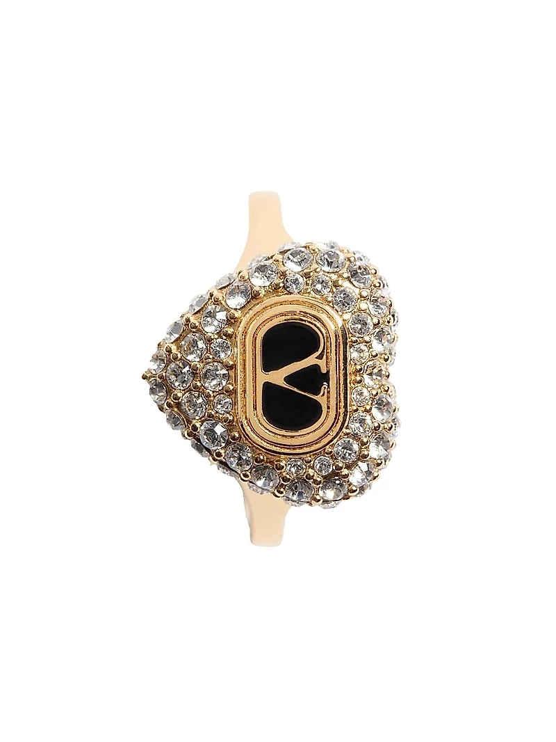 Coeur Royal Ring in Metal, Enamel and Swarovski® Crystals