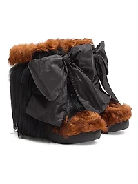 Snowish Fur Ankle Boots