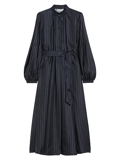 Long Silk Dress