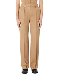Menswear Style Camel Trousers
