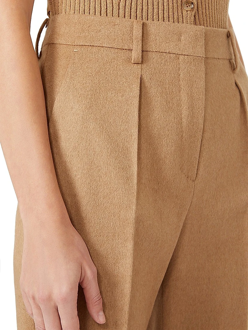 Menswear Style Camel Trousers