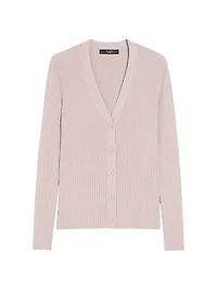 Viscose V-Neck Cardigan