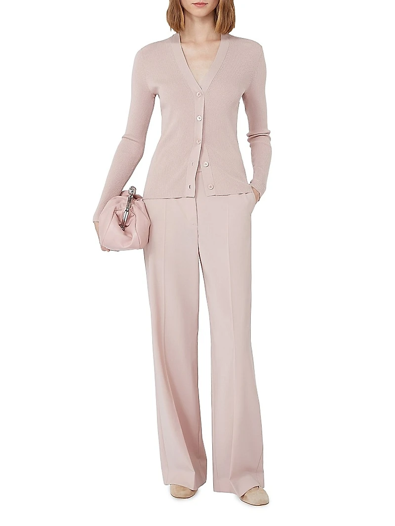 Viscose V-Neck Cardigan