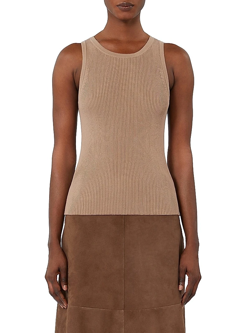 Rib Knit Cotton Top