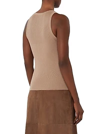 Rib Knit Cotton Top