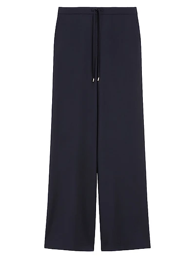 Wool Drawstring Trousers