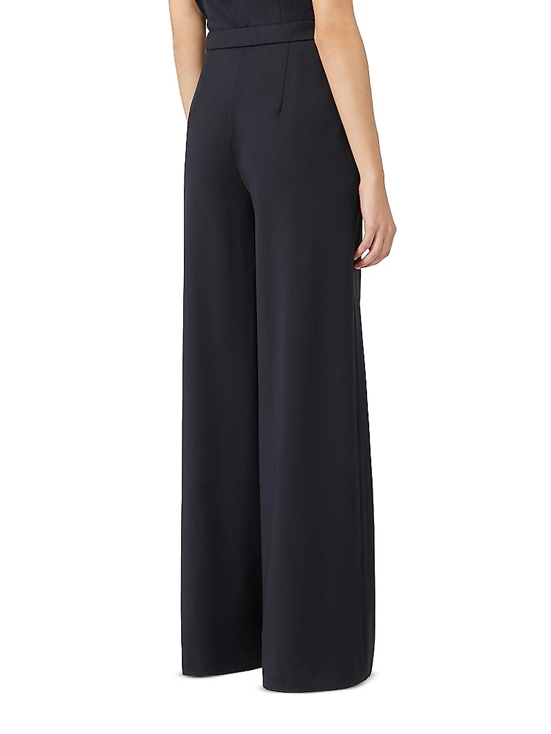 Wool Drawstring Trousers