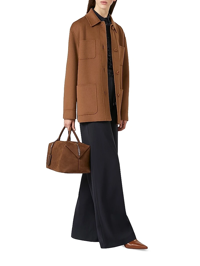 Wool Drawstring Trousers