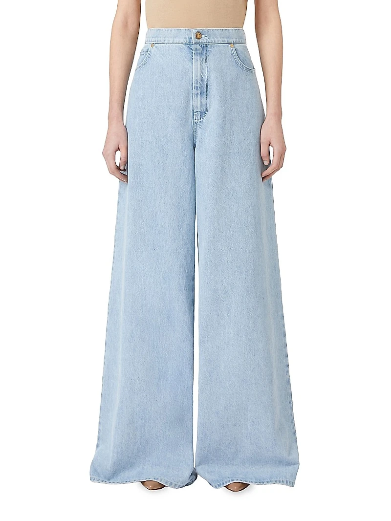 Wide Fit Denim Jeans