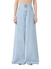 Wide Fit Denim Jeans
