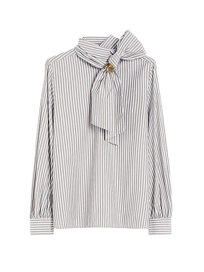 Striped Cotton Blouse