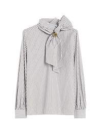 Striped Cotton Blouse