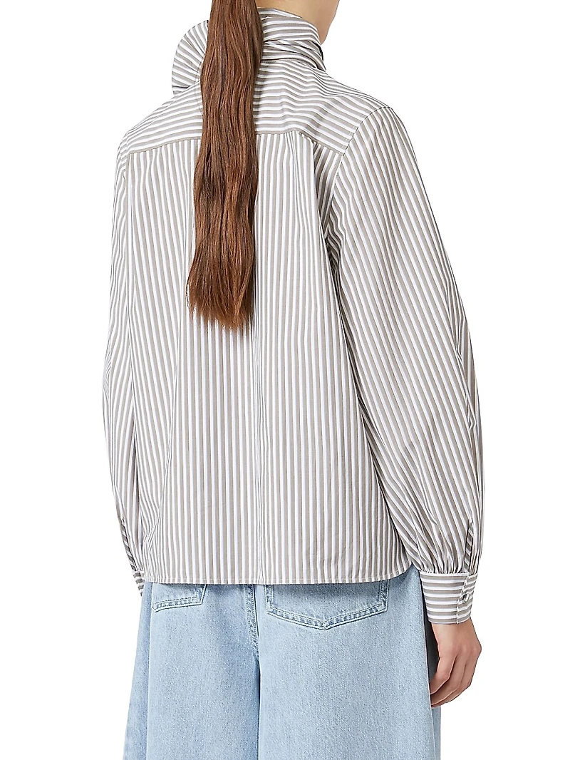 Striped Cotton Blouse