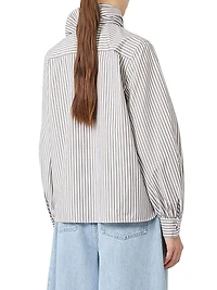 Striped Cotton Blouse