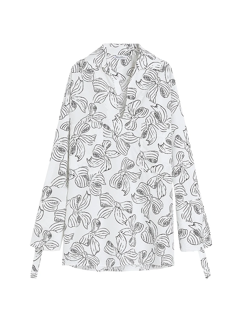 Printed Cotton Shirt Dress