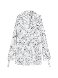 Printed Cotton Shirt Dress