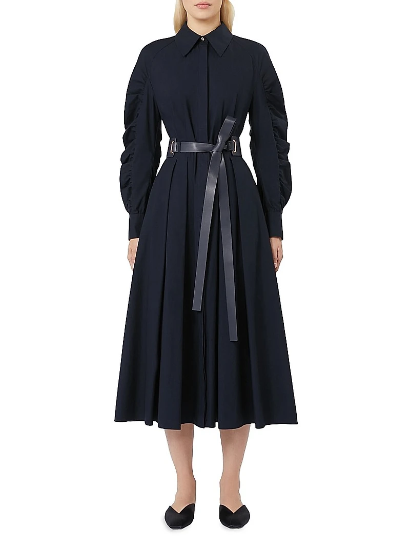 Cotton Poplin Shirt Dress