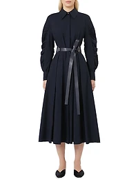 Cotton Poplin Shirt Dress