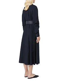 Cotton Poplin Shirt Dress