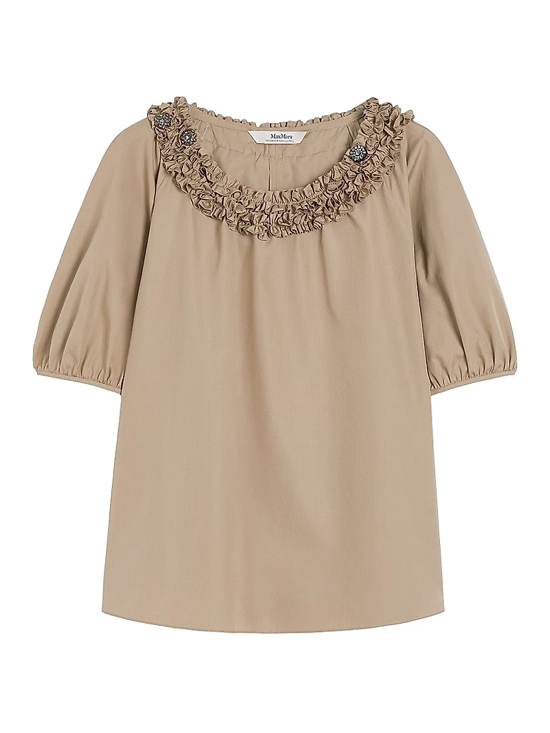 Cotton Poplin Blouse