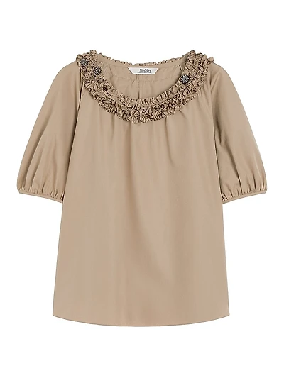 Cotton Poplin Blouse