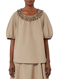 Cotton Poplin Blouse