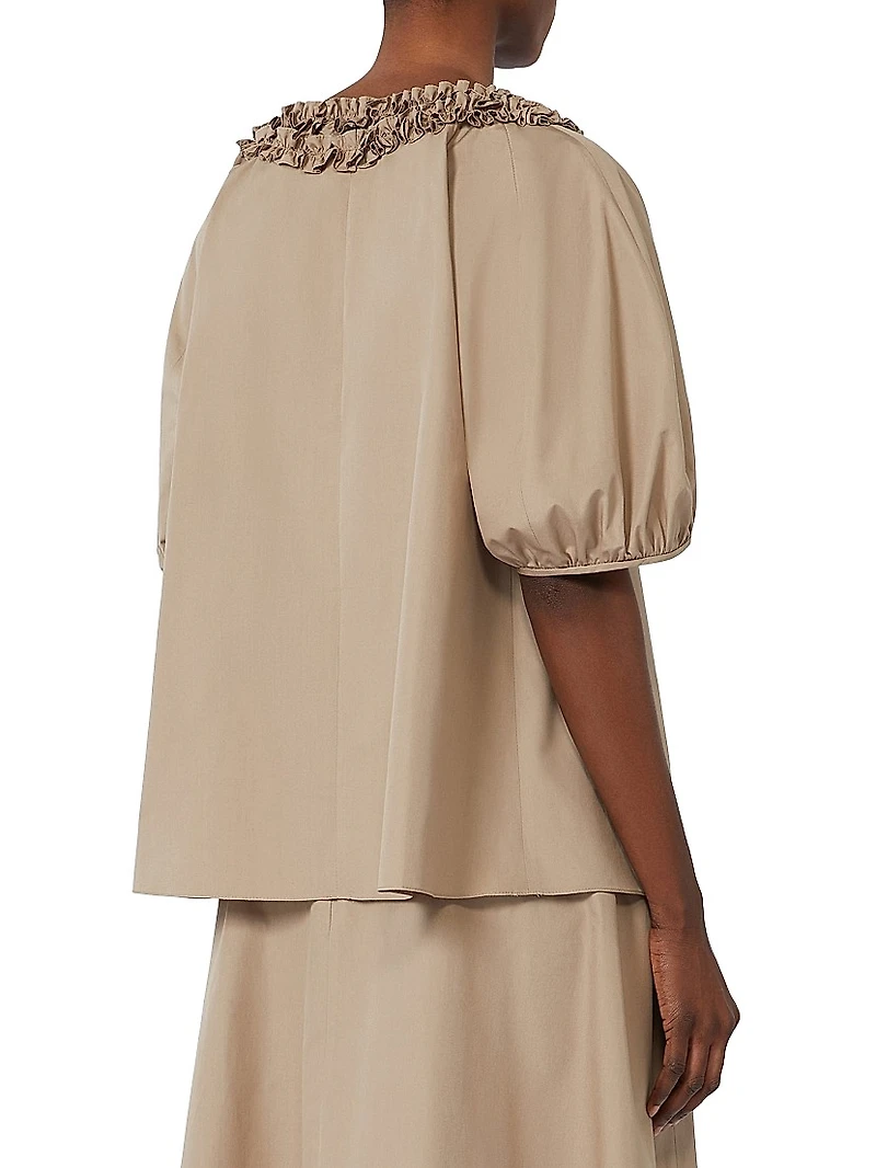 Cotton Poplin Blouse