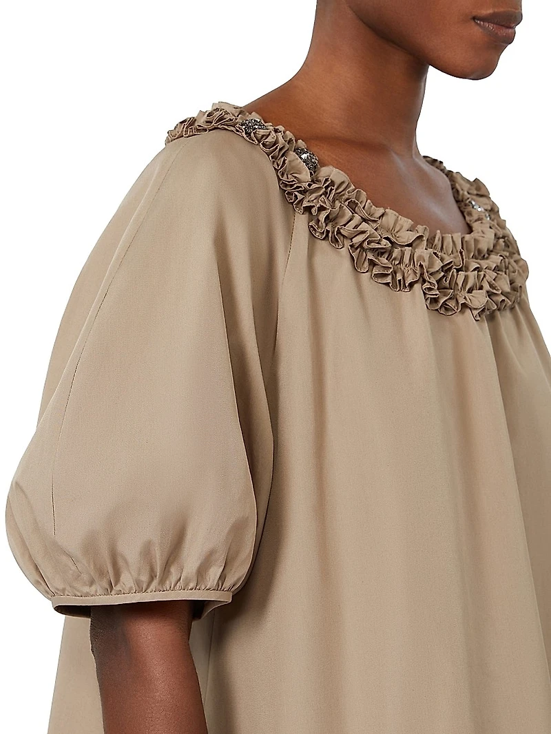 Cotton Poplin Blouse