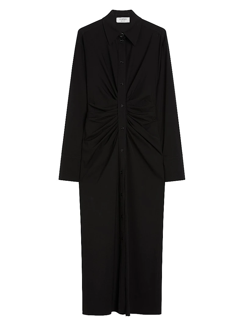 Fitted Dress with Ruching