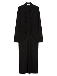 Fitted Dress with Ruching