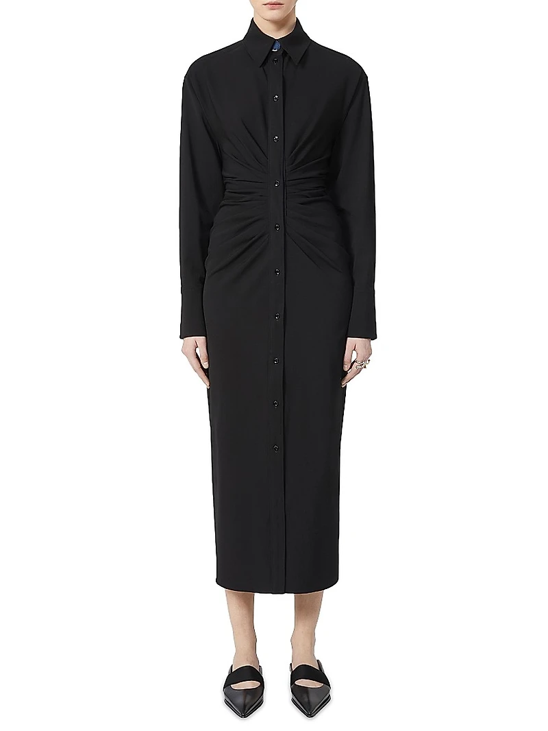 Fitted Dress with Ruching