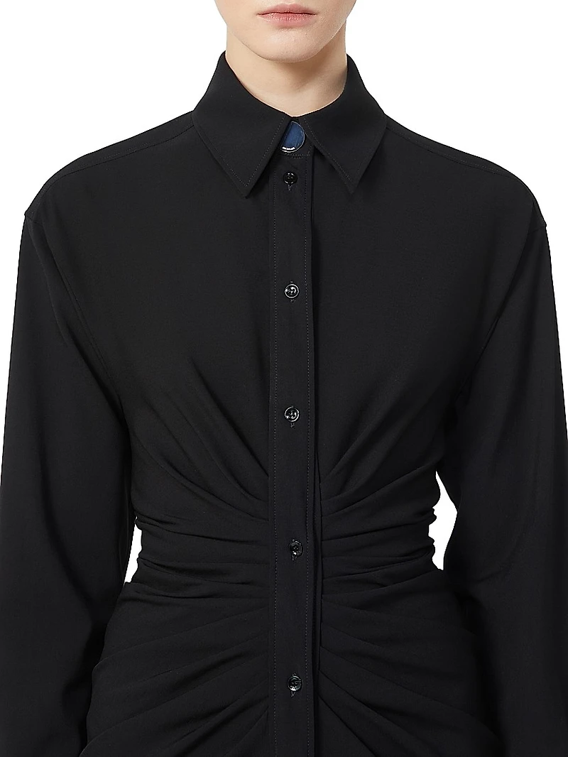 Fitted Dress with Ruching