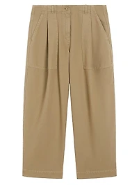 Canvas Barrel Leg Jeans