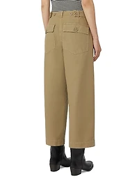 Canvas Barrel Leg Jeans